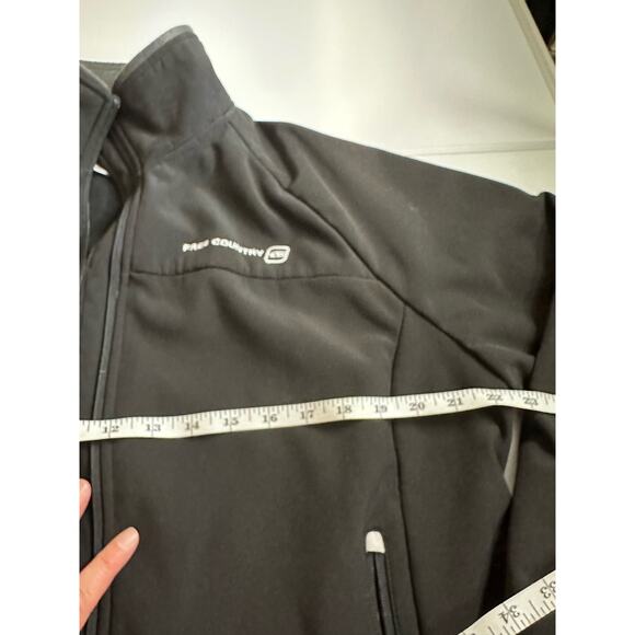 Women XL Black Jacket Shell Outer Fleece Inner comfort soft zip pockets sport - Picture 5 of 10